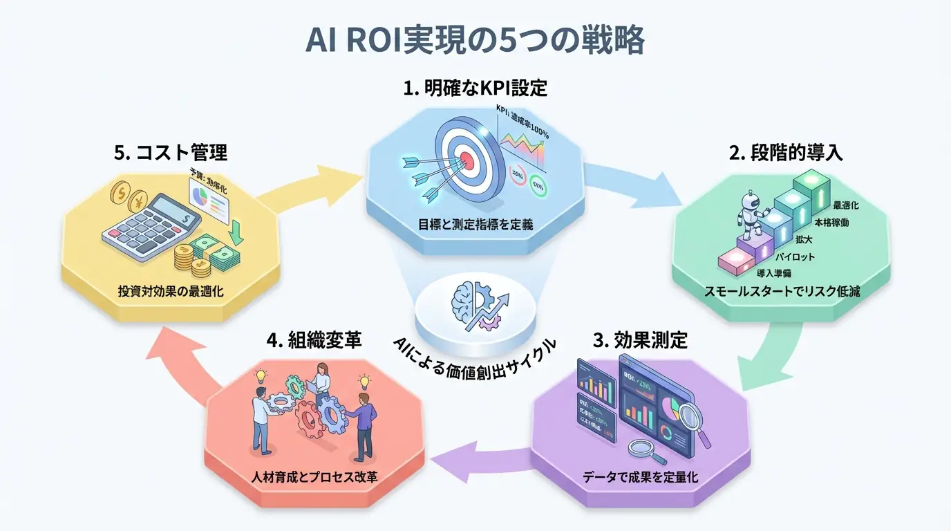 AI ROI実現の5つの戦略