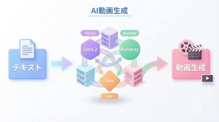 AI Video Generation 2025 - Sora 2, Runway, Veoの最前線