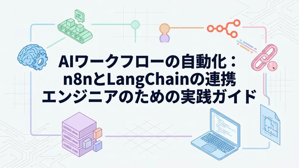 AIワークフローの自動化：n8nとLangChainの連携 - エンジニアのための実践ガイド