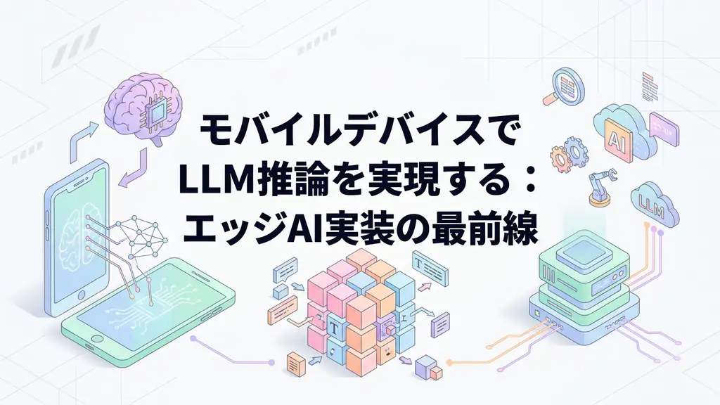 モバイルデバイスでLLM推論を実現する：エッジAI実装の最前線