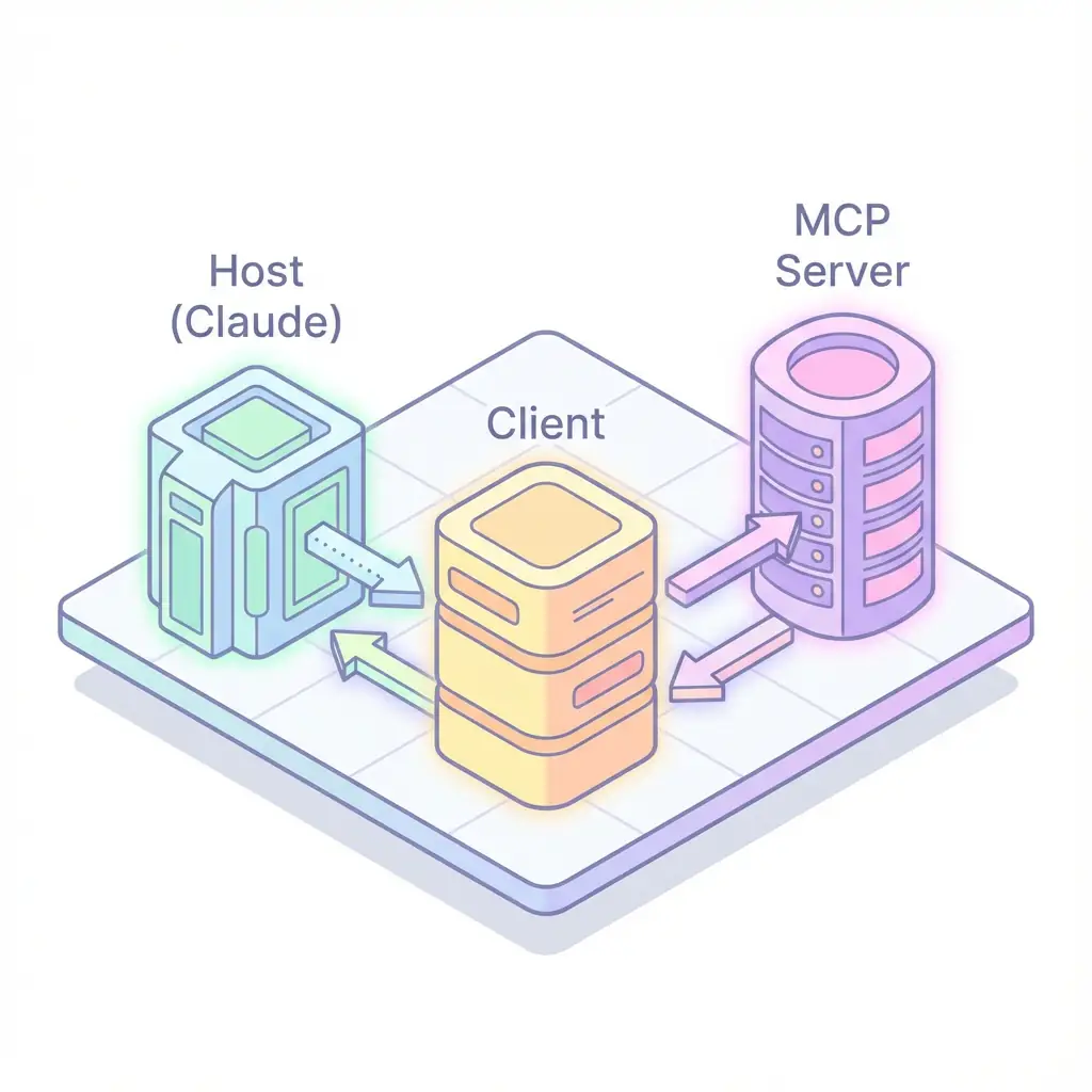 MCPのアーキテクチャ図