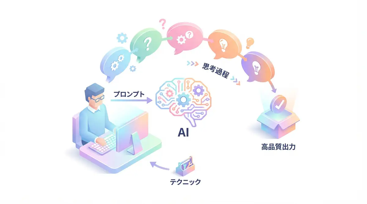 プロンプトエンジニアリング実践テクニック - Chain-of-Thoughtで引き出すLLMの真の力