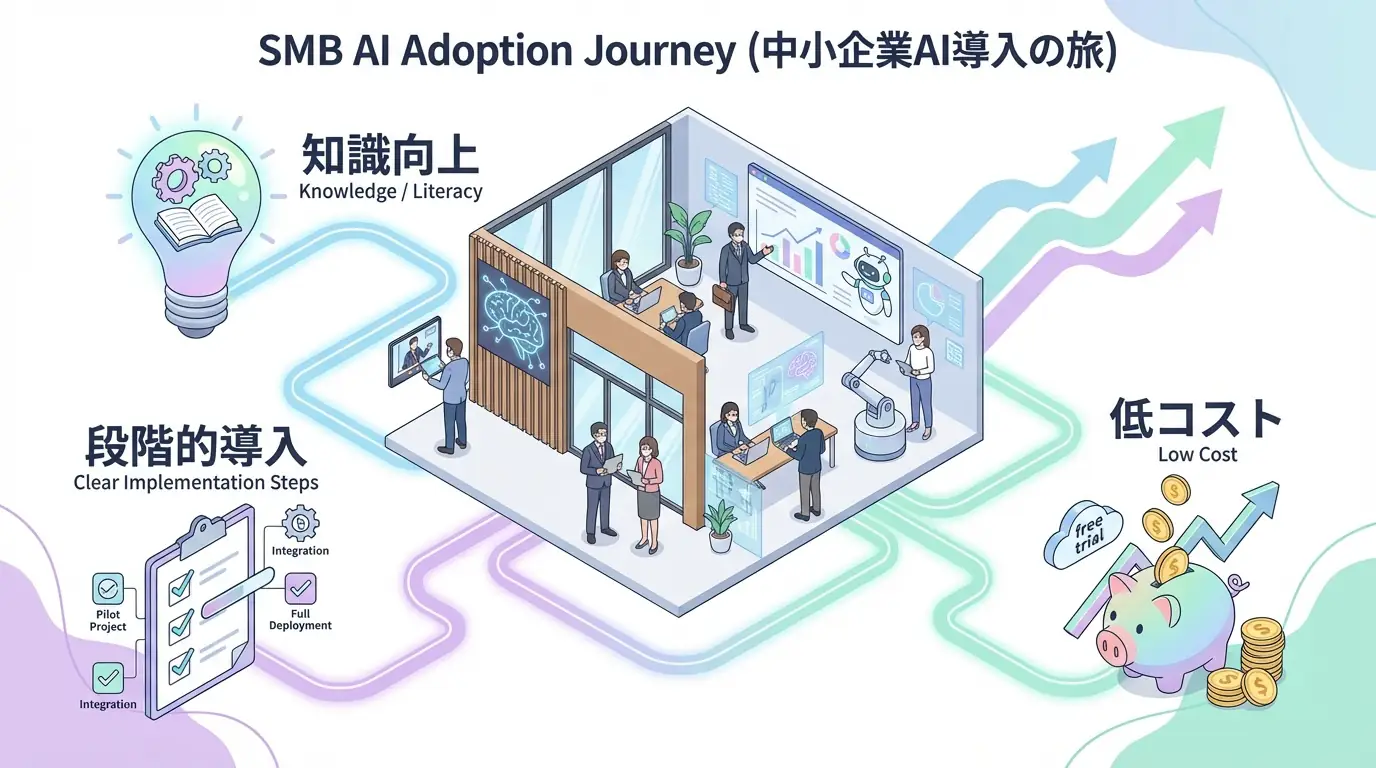 中小企業のAI導入完全ガイド｜コストと障壁を乗り越える実践戦略【2025年版】