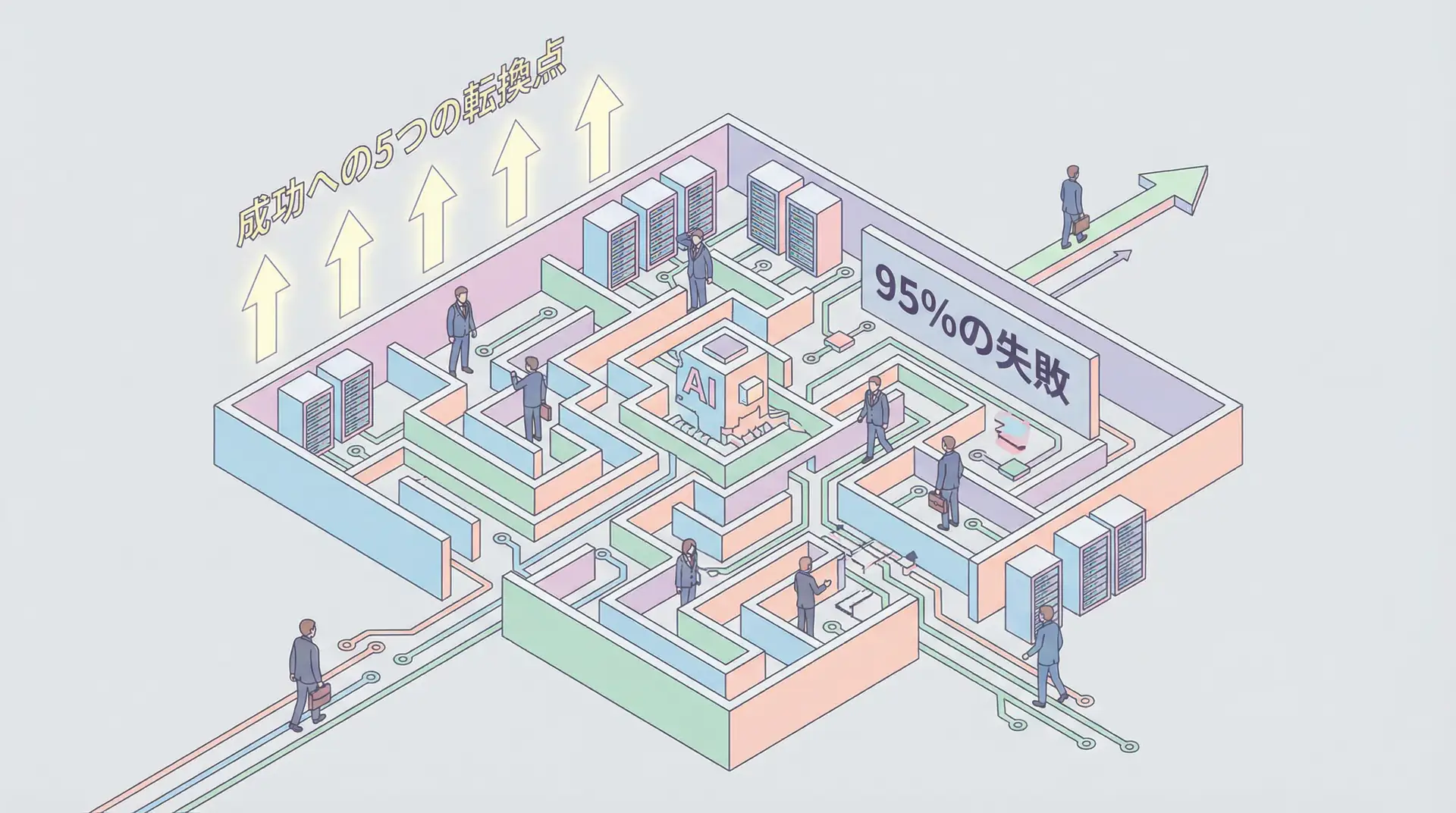 なぜ95%の企業AI導入は失敗するのか？MIT＆Deloitte調査が明かす成功への5つの転換点
