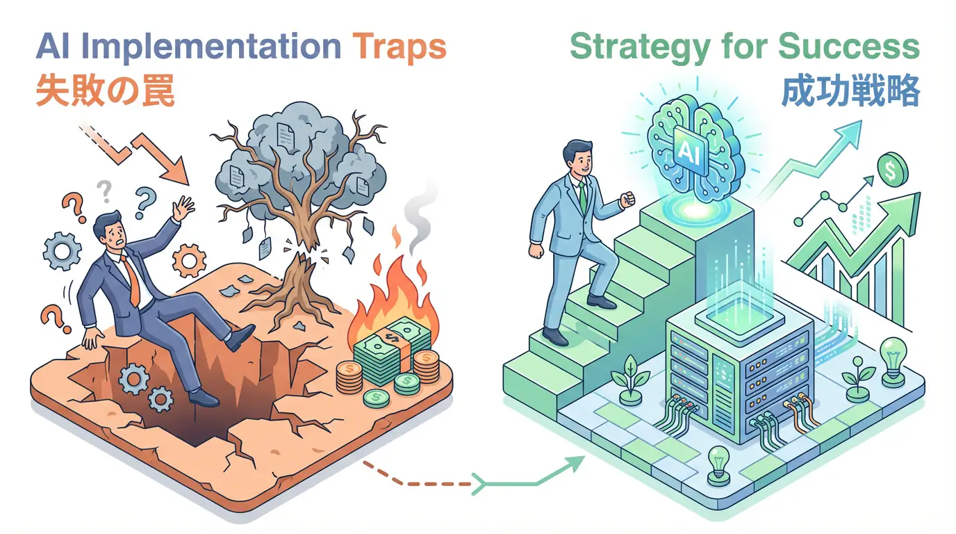 なぜ95%のAIプロジェクトは失敗するのか？中小企業の罠と成功戦略